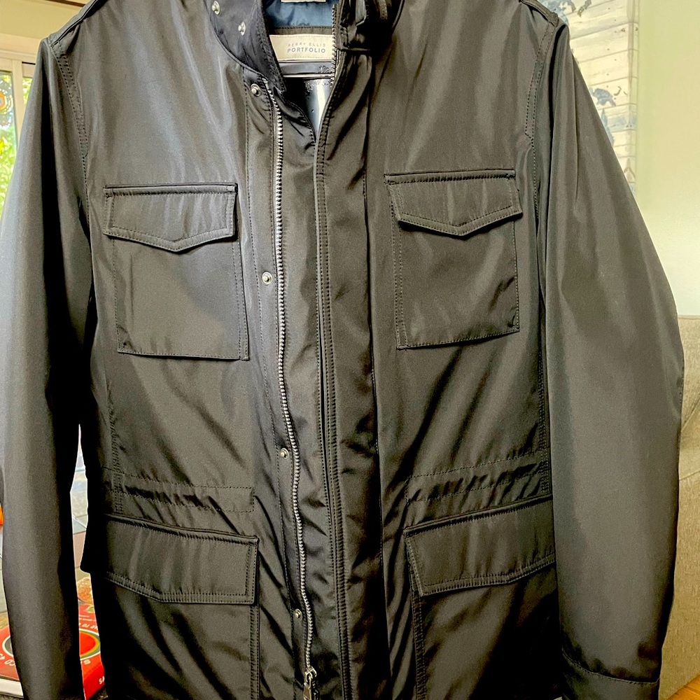 Perry Ellis “motorcycle” jacket.